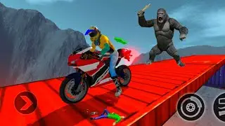 Impossible Motor bike Stunts Gameplay &ndash; Motorcycle Raching Games &ndash; Android ios Games #17