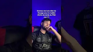 LE MEILLEUR FLOCAGE DE MAILLOT DE 2025 !⭐️⚽️ #humour #psg #football #fyp
