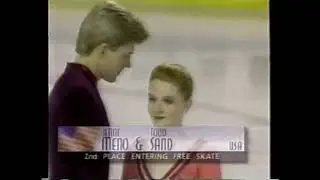 1995 Trophée de France - Pairs Free Skate - Jenni Meno & Todd Sand USA; Results