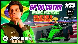 BORTOLETO disputa e MAX pode ser PENTA! 🏁 | F1 25 MODO CARREIRA: GP DO CATAR - GAMEPLAY PS5 EP. 23