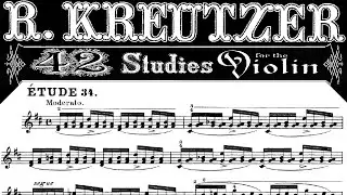 kreutzer - viol&iacute;n caprice, no. 34 | Piano Accompanist for beginner