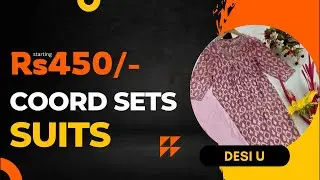 Rs450/- se Coord Sets/ Cotton Suits/ woolen shrugs - DesiU-9910855501