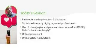 Social Media Compliance - The Legal & Regulatory Landscape Explored - Webinar