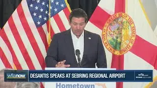 DeSantis speaks at Sebring Regional Airport