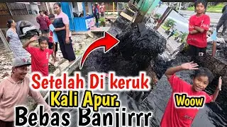 Terbukti‼️Warga Mengaku Setelah di keruk Kali Apur //  Banjir Depan rumah Mereka langsung surut 