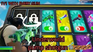 How to unlock Underworld pump shotgun 1v1 with every gun fortnite secrets HIVE fortnite creative