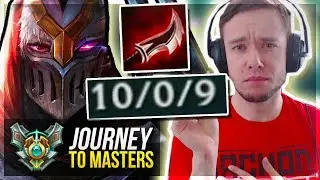 NEW DUSKBLADE ZED IS FREELO!! Too Easy.. Journey To Masters | League of Legends