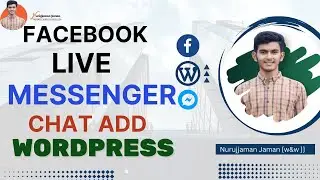 How To add  Facebook Messenger Chat in in WordPress Website l Chat Box add WordPress Site