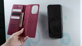 iPhone 16 Pro Max 2-in-1 MagSafe Detachable Wallet Case Red