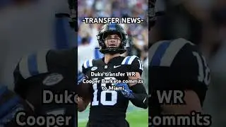 The Miami hurricanes adds transfer wide receiver to their arsenal! #collegefootball #transferportal