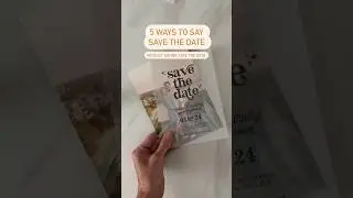 DIY Save the Dates