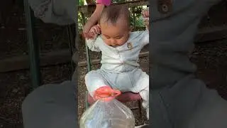 🥋Beb&eacute; Onyui est&aacute; practicando patadas de Kung fu😂 #patadasdekungfu #patadadekungfu #kungfu #bebe