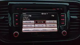 Сопряжение Bluetooth для Beetle 2013 года с сенсорным экраном радио