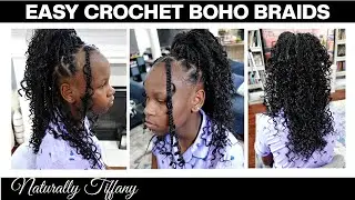 Easy Crochet Boho Braids | Kids Natural Hair Care | Kids Protective Style