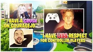 Tfue Has *LESS RESPECT* For Controller Players | BrookeAB *CRUSH* On CouRageJD | Fortnite Highlights
