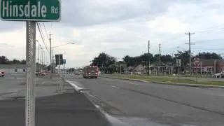 Hinsdale Engine Company 8 Responding Vehicle Fire