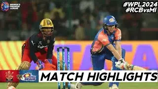 RCB vs MI 9th Match WPL 2024 Highlights | Women IPL Highlights 2024 | Cricket wpl 2024 highlights