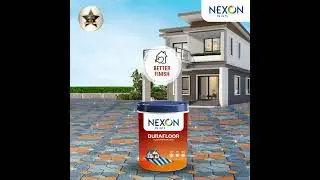 #NexonDurafloor Floor Coating Emulsion Reveal | The Ultimate Exterior Floor Protection #NexonPaints