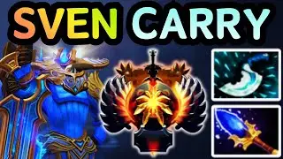 🔥 INSANE SVEN CARRY FARM FAST, HIT HARD | DOTA 2 GAMEPLAY