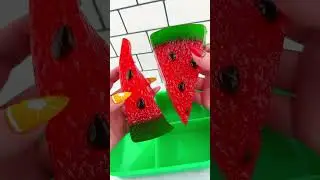 Packing School Lunch with CANDY Food *BENTO Box* Satisfying Video ASMR! #asmr 🍉🍭🍬