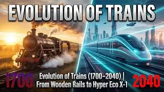 Evolution of Trains (1700&ndash;2040) | From Wooden Rails to Hyper Eco X-1 🚂⚡