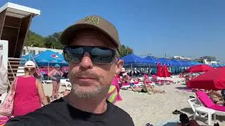 Raw Video - Rob having a coffee in Odesa, Ukraine