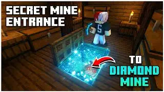 I Built a SECRET Mine & Found DIAMONDS! 💎 (MCPE Survival Ep. 4)