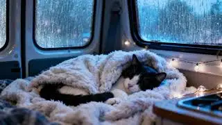 Rain on Car Roof During Heavy Storm | Heavy Rainfall for Deep, Focused, and Comfortable Sleep