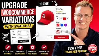 Образцы вариаций WooCommerce для размеров, цветов и изображений