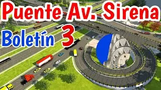 Así va el Puente de la Avenida la Sirena (Calle 153) con Autopista Norte Enero 2024