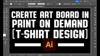 CREATE ART BOARD ON T-SHIRT(PRINT ON DEMAND) BANGLA TUTORIAL.