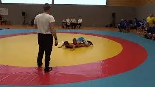 1. Runde Patrizia Bahn (SV Braunsbedra) - Leon Wiezorreck (RSV Stendal 07)  C-Jugend 46 kg 108 lbs