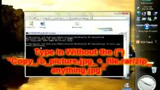 How To Put Compressed File Inside Jpg File