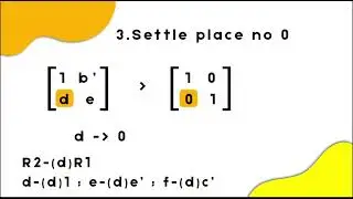 Elementary Row Operations (ERO) solutions