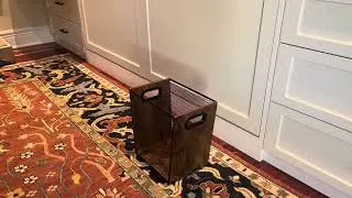 This Rustic Trash Can Made My Room Look Expensive - Fozxsvg Wooden Basket Review