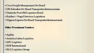 3PL Market in Brazil 2015 2019