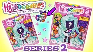 HAIRDORABLES Series 2 Dolls Unboxing Color Reveal | Puppy Power Toys