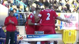 Gol de Cala (0-1) en el Villarreal CF - Sevilla FC - HD