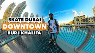 Epic Street Skating Dubai Downtown with SkateWeaver