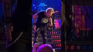 Axl Rose Stops for a Second&hellip; What Did He See in the Front Row? 😳