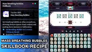Mass Breathing Bubbles Skillbook Recipe - Divinity Original Sin 2