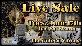 Antique & Vintage Jome Decor Live Sale