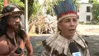Grupo de indígenas ocupa a Aldeia Maracanã e busca recursos para construir um centro de referência c
