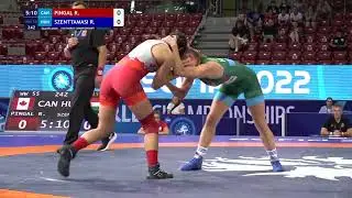 Qual. WW - 55 kg: R. PINGAL (CAN) v. R. SZENTTAMASI (HUN)