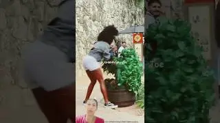 Man vs Bush Prank Gone Wrong 😂 | Scary Street Prank Reaction#funny #viral #prankvideo