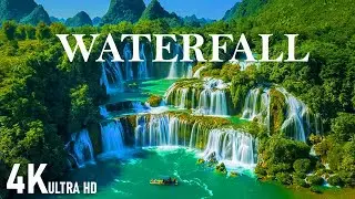 Waterfall Video Film With Soothing Sounds For Relaxation : Life Relaxing Films