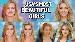 USA Most Beautiful Girls | Gorgeous Beauty & Romantic Love Story | Full Video