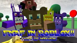 GMOD FNAF | FNAF IN ROBLOX | Town of Mayhem!