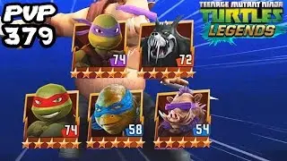 TMNT Legends PVP​​ 379 (Donatello, Raphael, Leonardo Movie, Bebop Movie, Rahzar)