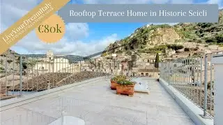 &euro;80k ~ HISTORIC CENTER ROOFTOP TERRACE Scicli, Sicily Italy ~ UNESCO City